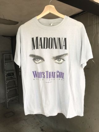 1987 Madonna Who’s That Girl Vintage Tour Shirt