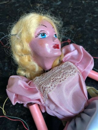 Vintage Marionette Cinderella Pelham Puppet Hand Made In England.  All.