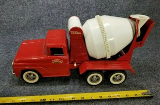 VINTAGE TONKA CEMENT TRUCK EARLY 1960s ROTATING CONCRETE MIXER 3