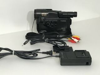 Canon Ucs5 8mm Video Camcorder Hi8 24x Digital Zoom Vtg 1993