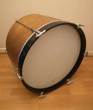 Vintage & Rare Premier Era 18 " Bass Drum With 4 Dual Spur Mounts From 1960 