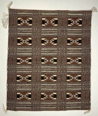 Navajo Rosabell Nez Rare Double - Face Twill Rug