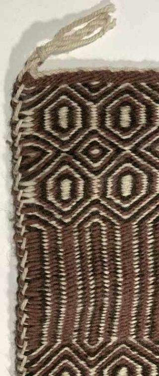 NAVAJO Rosabell Nez RARE double - face twill rug 5