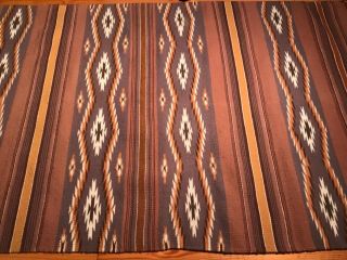 FINELY WOVEN VINTAGE NAVAJO WIDE RUINS RUG,  59x34INCHES 2
