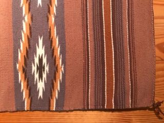 FINELY WOVEN VINTAGE NAVAJO WIDE RUINS RUG,  59x34INCHES 3