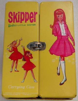 Vintage 1963 Barbie Skipper W/ Outfits,  Carrying Case,  And Accessories 4
