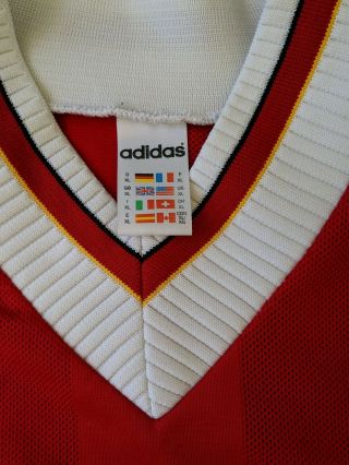 Vintage Adidas Liverpool Jersey 1995 - 96 Home Shirt Football Soccer Carlsberg XL 6