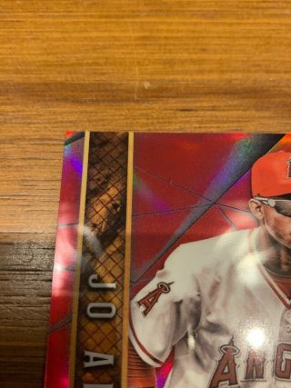 Jo Adell 2017 Bowman Defining Moments Red Refractor 5/5 SP Rare Angels Rookie RC 2