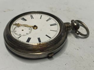 Antique Sterling silver pair case watch repair or parts 8