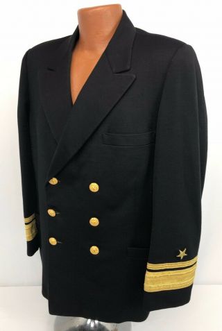 Vintage Us Navy Named Rear Admirals Dress Blue Jacket