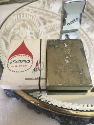 Vintage Zippo Lighter Dust All Co Patent Number 2517191 8