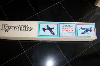 Model Airplane Kit Vintage " Dynaflite Corsair "