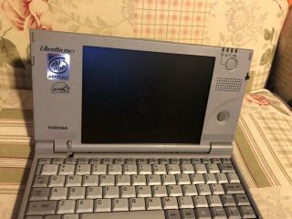 Rare Vintage Toshiba Libretto 70CT Mini Laptop W/ Charger Fully 2