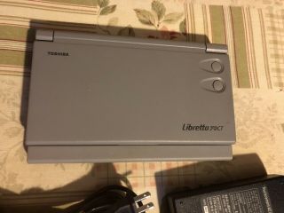Rare Vintage Toshiba Libretto 70CT Mini Laptop W/ Charger Fully 6