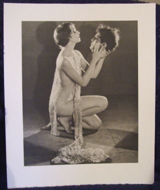 Vintage Photo Sexy Artistic Clara Bow Museum Find Rare Great Art Deco