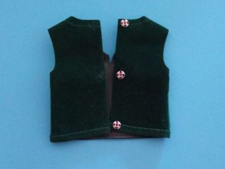 Vintage Barbie Sorbonne 1679 European Japanese Exclusive VHTF - Velvet Vest 2