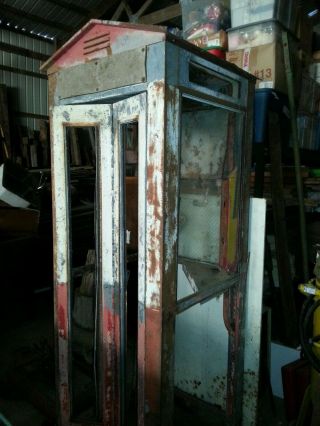 Vintage Metal Phone Booth