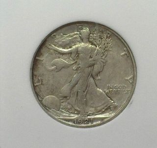 1921 - S Walking Liberty Silver 50 Cents Choice Extremely Fine Rare Date