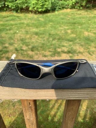 Oakley X Metal Juliet With Blue Ice Polarized Lenses