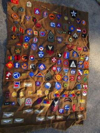 WWII 37th ID WOOLIE Patch Patch Blanket Removed 3