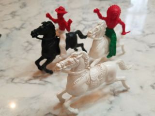 Vintage 1950s Lido Swivel Hip Cowboys Indians With Horses