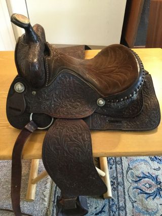 Vintage 16” Western Saddle “the American”.  Gently - Check Pics.  Model 1547.