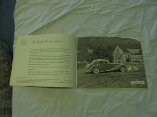THE MG CAR COMPANY SAFETY FIRST CAR SALES BROCHURE 1938 VINTAGE CLASSIC CAR 3