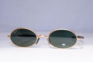 RAY - BAN Mens Vintage 1990 Designer Sunglasses Gold Oval ORBS II W 2388 19839 2