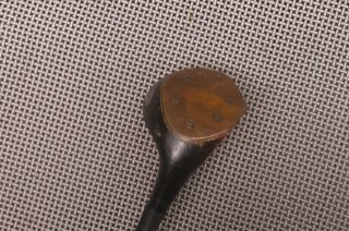 Antique Vintage Wood Shaft Wilson Plus Success Fancy Face Spoon 16 C4 5