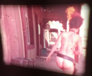 Vtg 60’s - 70s 2 Risqué Western Cowgirls Guns Girlie Pinup 8mm Stag Film