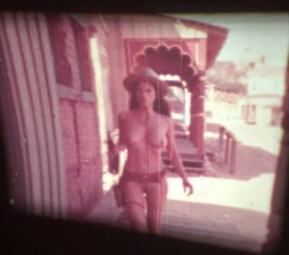 Vtg 60’s - 70s 2 Risqué Western Cowgirls Guns Girlie Pinup 8mm Stag Film 6