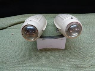 Vintage Dual Front Loader Delta Shelby Bicycle Headlights