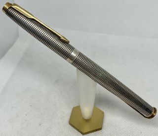 Vintage Sterling Silver Parker 75 Fountain Pen 2