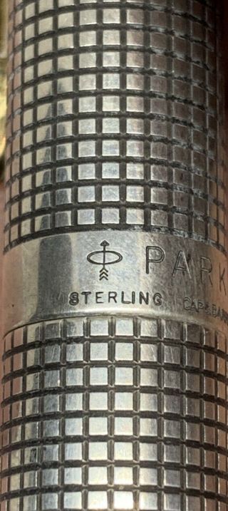 Vintage Sterling Silver Parker 75 Fountain Pen 5
