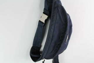 Authentic Vintage Prada Nylon Fanny Waist Pack Bum Bag Navy Tessuto 2