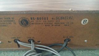 Panasonic 8 - track player RS - 805US Vintage Player 2