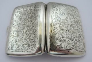 1927 - William Hair Haseler - Small Solid Silver - Cigarette/cheroot Case