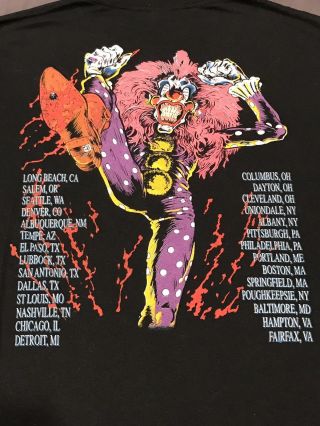 Dangerous Toys Vtg Tour Shirt LA Guns Roses Alice Motorhead Skid Crue Ratt 5