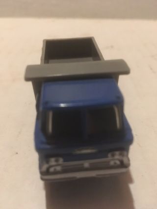 Vintage Aurora Blue And Gray Dump Truck,  HO Scale Slot Car. 4