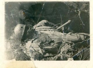 Org Wwii Photo: American Snapshot Of Kia Fallschirmjäger In Normandy - Headshot