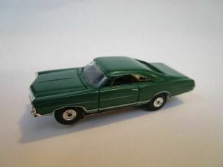 Vintage 1960s Aurora Thunderjet 1386 Green Ford Galaxie XL 500 T - Jet HO Slot Car 4