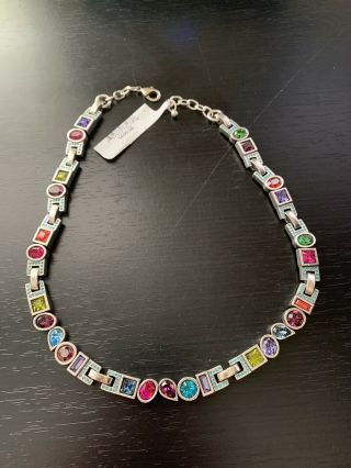 Vintage Patricia Locke Savoy Multi Color Necklace $600 - Swarovski Crystals
