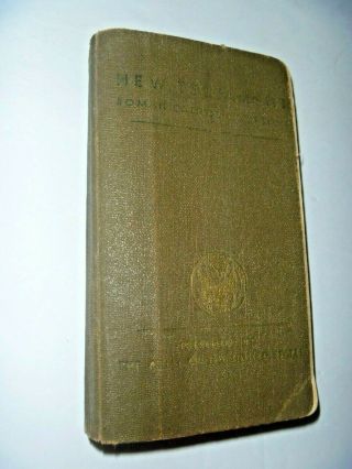 Testament - Roman Catholic Version - World War Ii Bible - United States Army