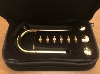 Cg Conn Vintage One Bb Trumpet Gold Plated Slide And Modular Valve Weight Kit