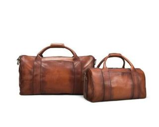 Bag Leather Duffle Travel Men Gym Luggage Overnight Mens Vintage Duffel 4