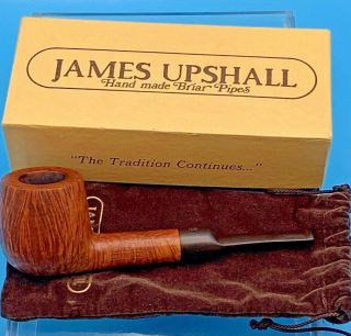 James Upshall B Grade Exl Billiard Oda Saddle Bit Estate Pipe Vintage