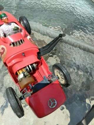 Cox Thimble Drome Mercedes Benz W - 196 Racer Vintage Tether Car 2