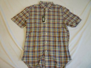 Gitman Bros Vintage 40th Anniversary Plaid Ss With Tags $180 S Made In Usa