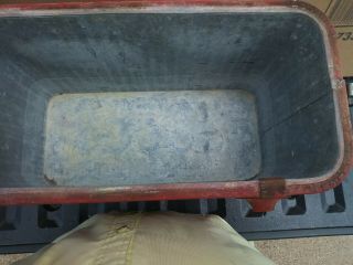 Vintage metal cooler ice chest 3