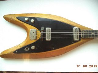 Bulgarian Very Rare Bass Guitar Orpheus Rocket - Vintage